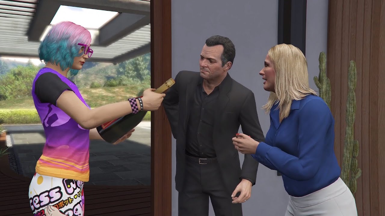Майкл в доме | Grand Theft Auto 5