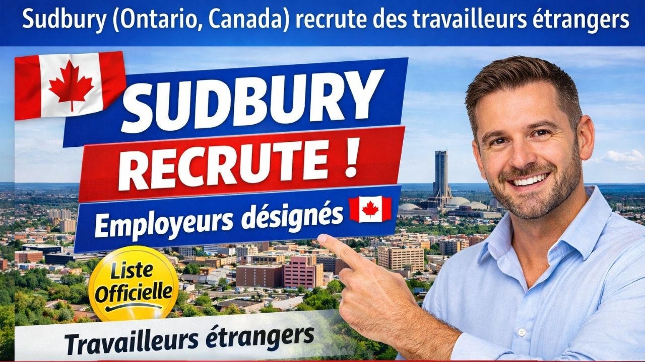 Sudbury (Canada) recrute des travailleurs &eacute;trangers | Guide pour postuler + Employeurs d&eacute;sign&eacute;s
