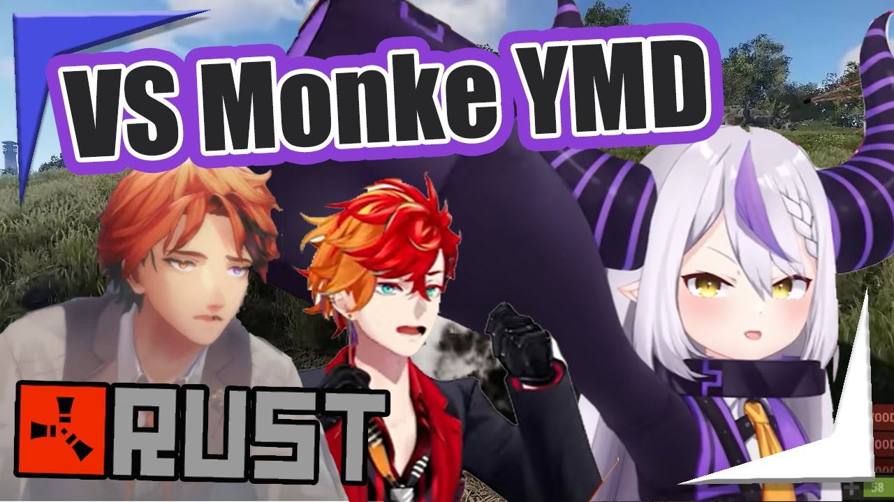 Laplus: Meets Roberu and Gamma for the first time, also Laplus: extortion monke mode【Holopro EngSub】