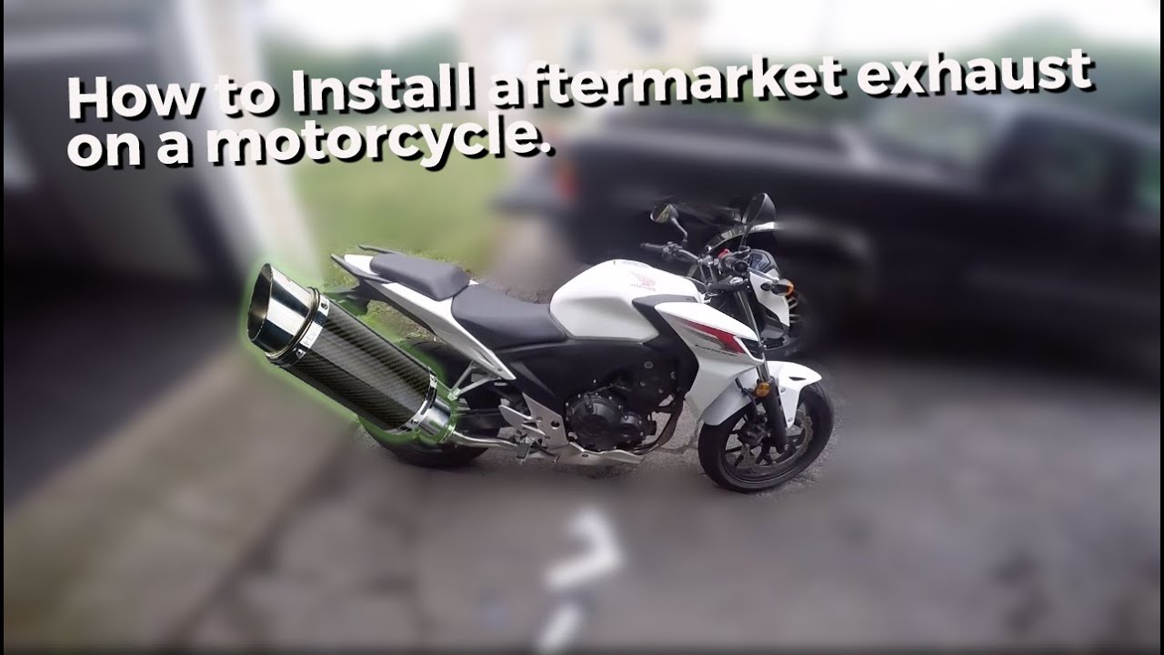How to install aftermarket exhaust on a Motorcycle