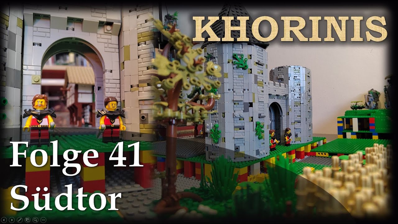 Südtor - Bau der Welt von GOTHIC aus LEGO® - Medieval MOC Folge - 41