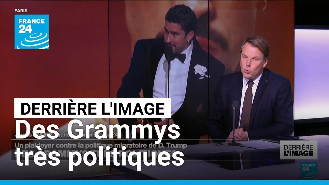 Derrière l’image : aux Grammy, un plaidoyer contre la politique migratoire de Trump • FRANCE 24