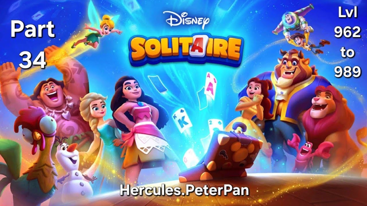 DISNEY SOLITAIRE Part 34 Level 962-989