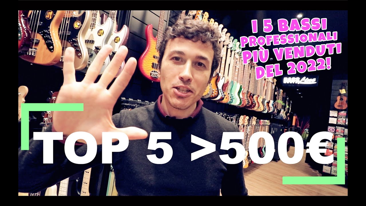 TOP 5 Bassi PRO più venduti del 2022!