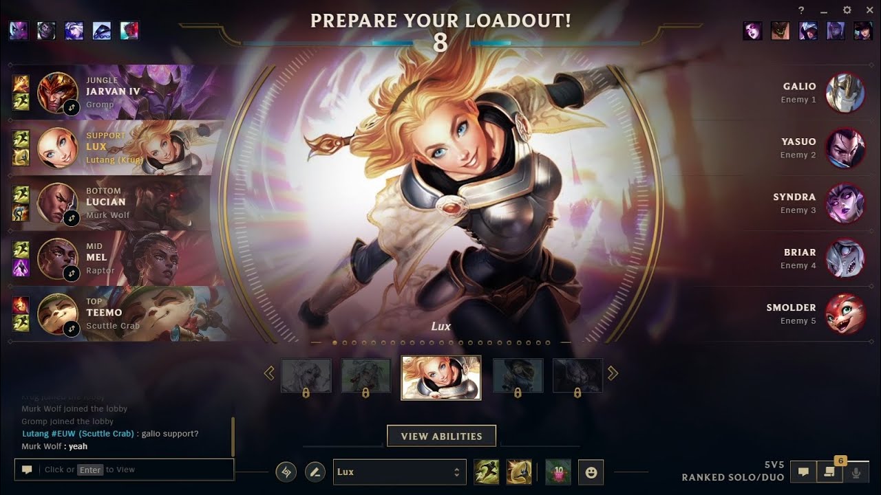 League of Legends: support Lux with adc Lucian - Game 39