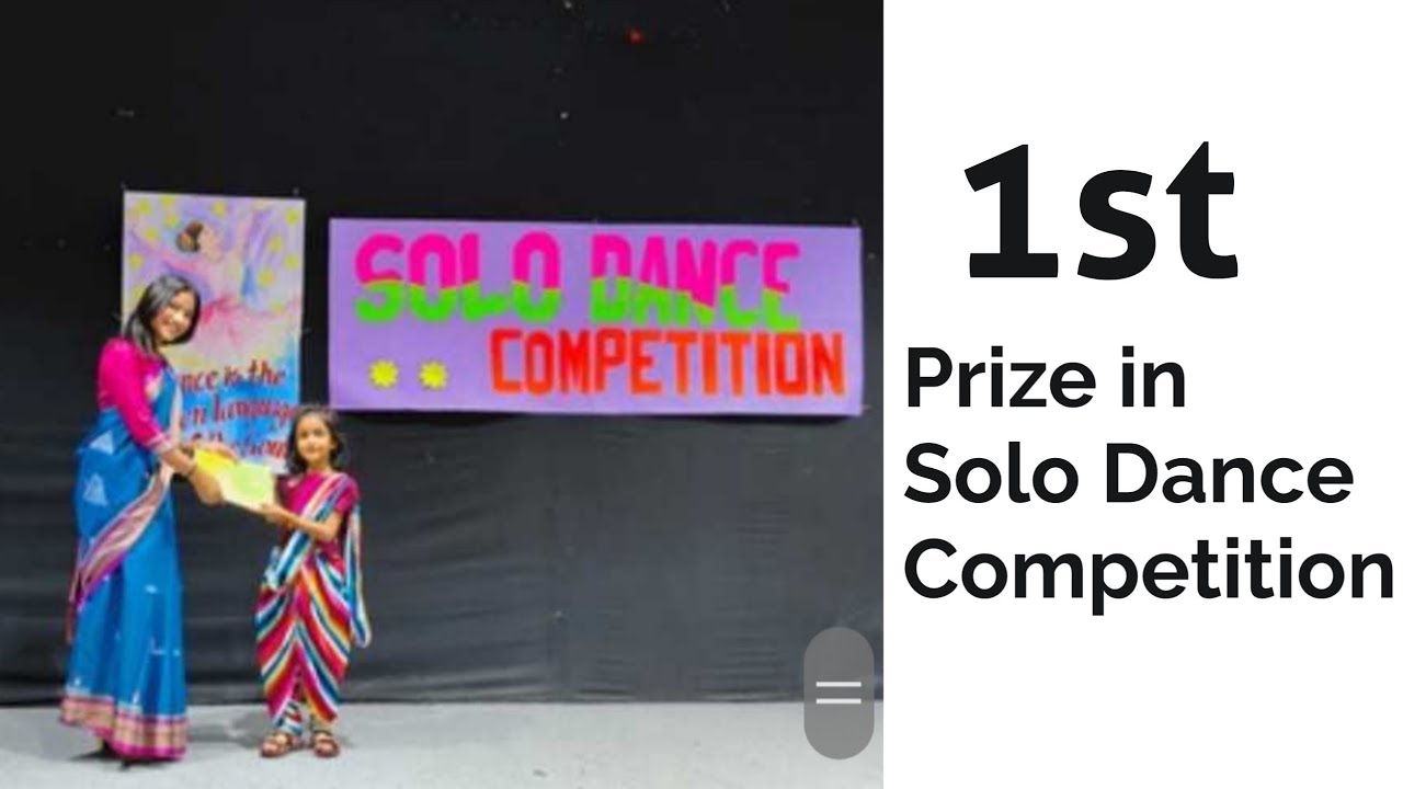 First Prize in a dance competition | Solo dance performance for kids