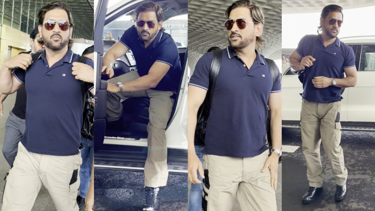 Captain Cool Mahendra Singh Dhoni Off to Jodhpur 😎🔥📸✈️