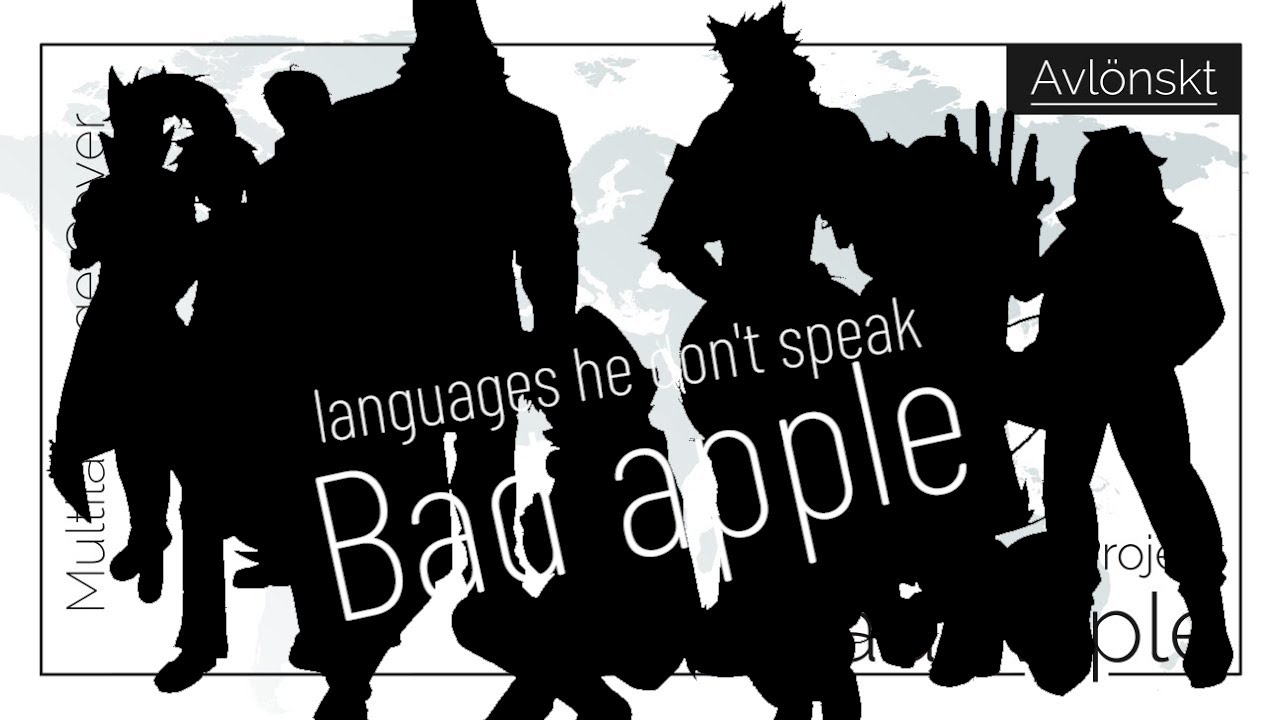【 UTAU x 11 】Bad apple multilanguage but utau cover 【 UTAUカバー 】