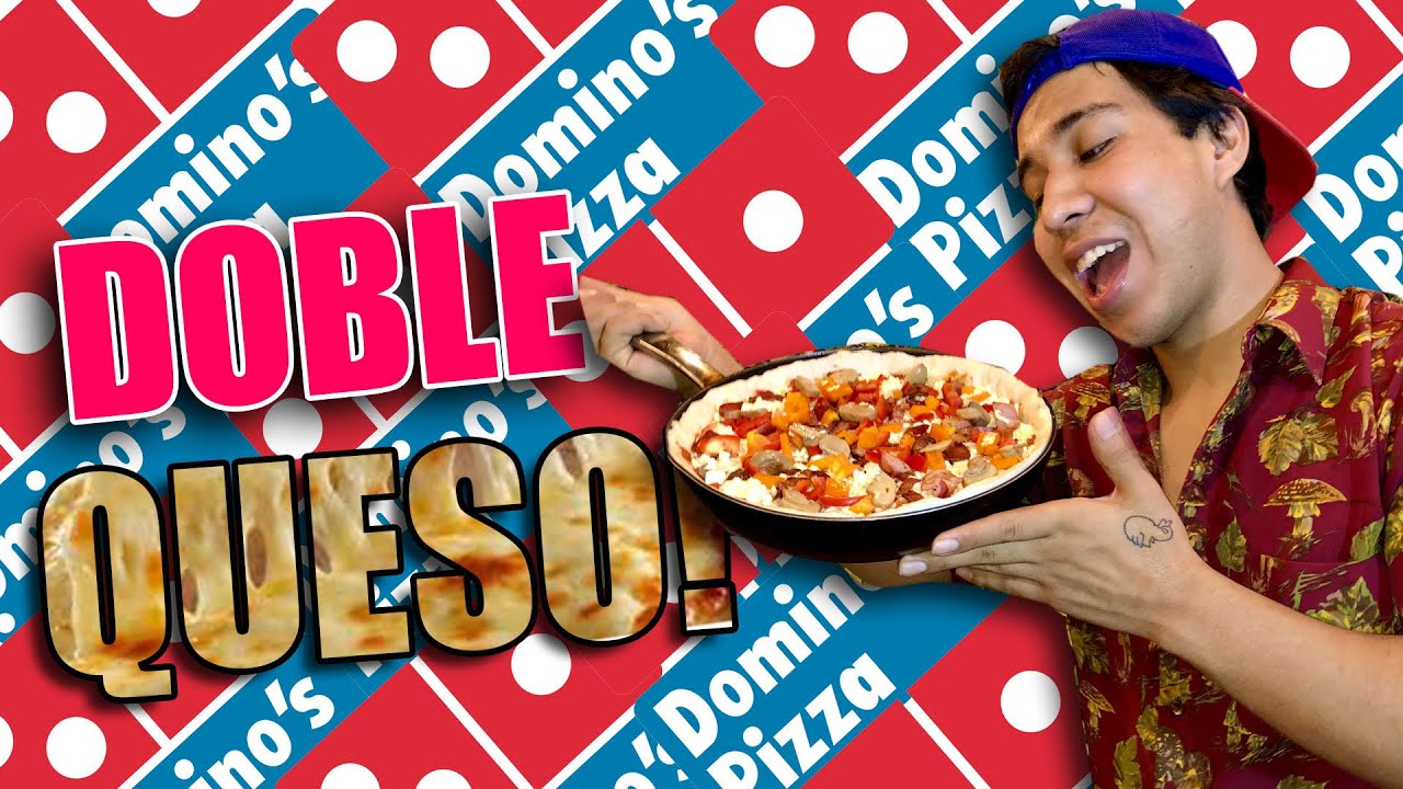 PIZZA SARTEN DE DOMINOS CASERA -Topa