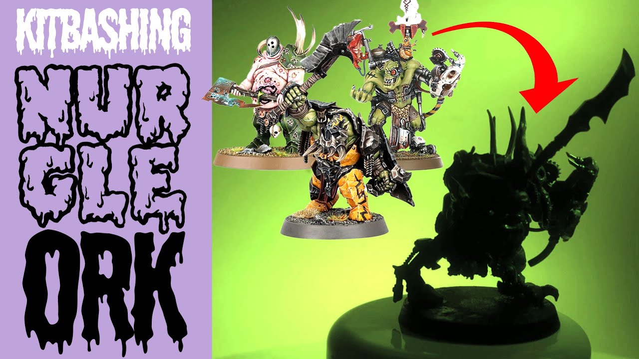 Китбашинг орка Нургла для Warhammer 40k #bashswap