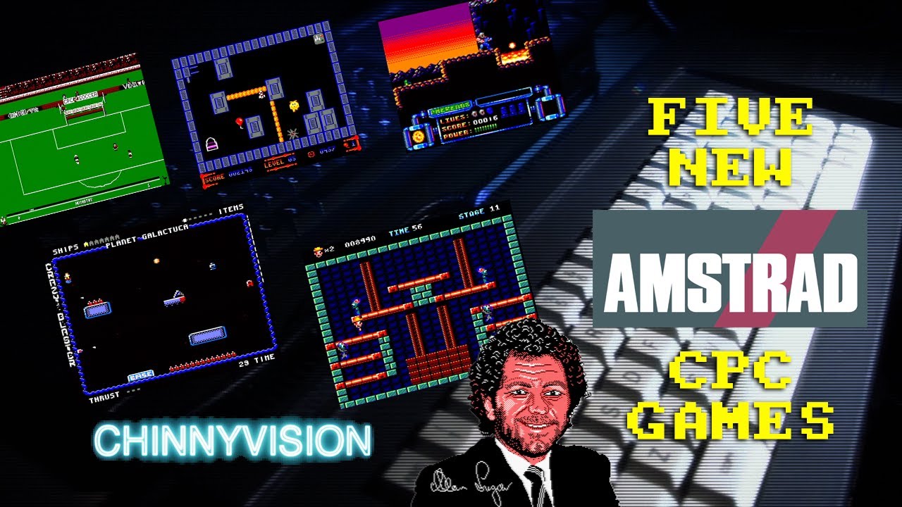 ChinnyVision - Ep 370 - FIVE New Amstrad CPC Games