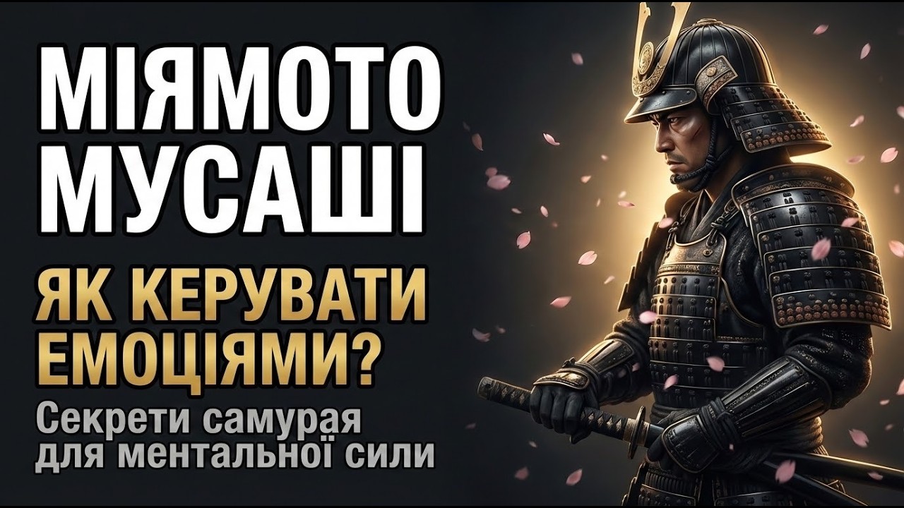 Міямото Мусаші: Як Керувати Емоціями? Секрети Самурая для Ментальної Сили 🧠⚔️