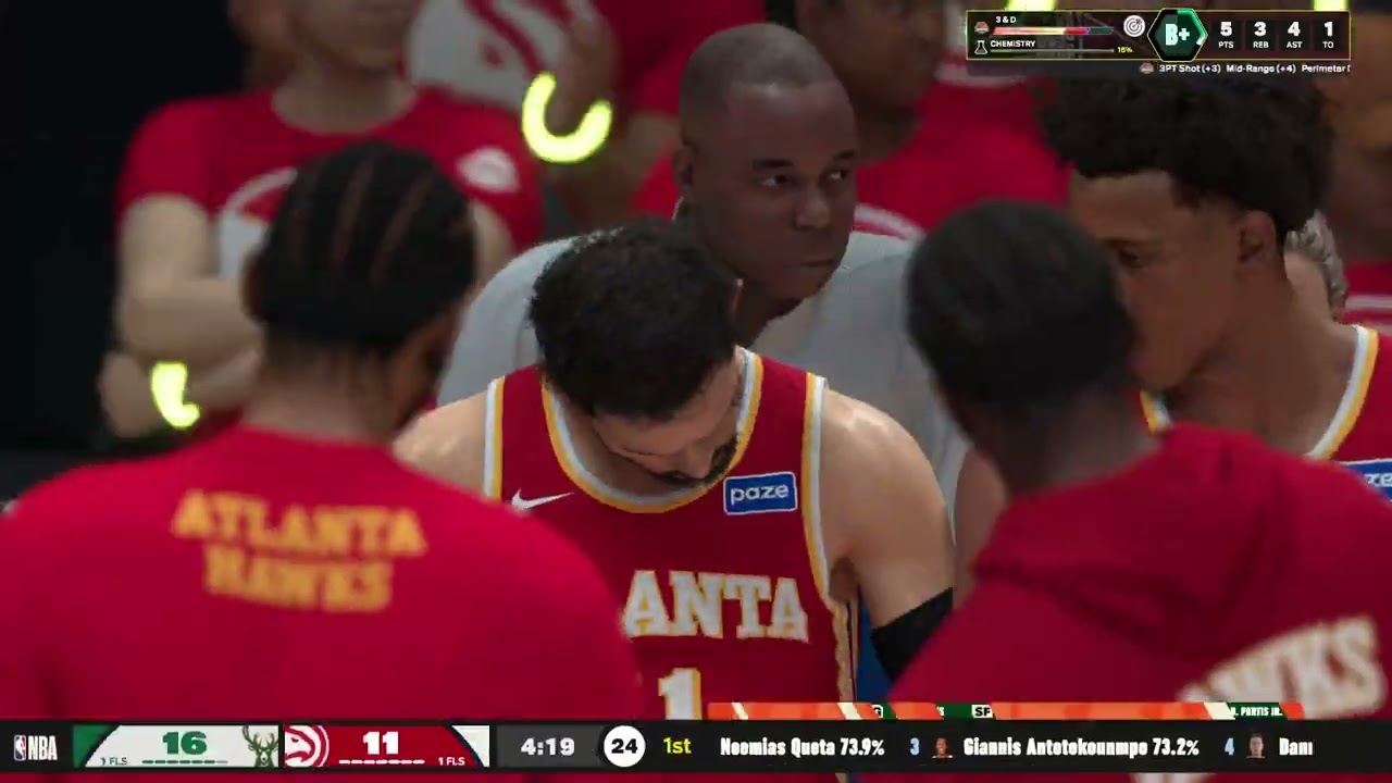NBA 2K26 – MyCareer | EP 89: CONFERENCE FINALS – G4: Bucks x Hawks — domínio fora, vantagem ampliada