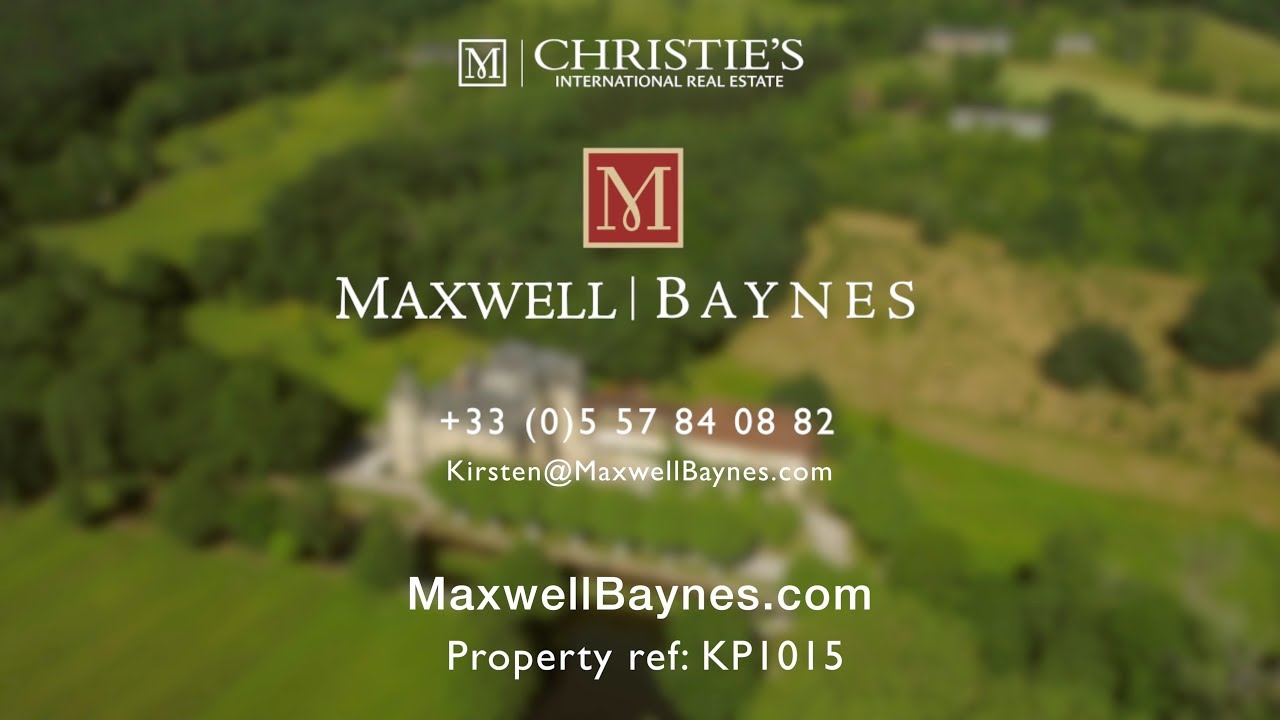SOLD! Romantic chateau with guest house, river & lake, Dordogne, France. Maxwell-Baynes ref: KP1015