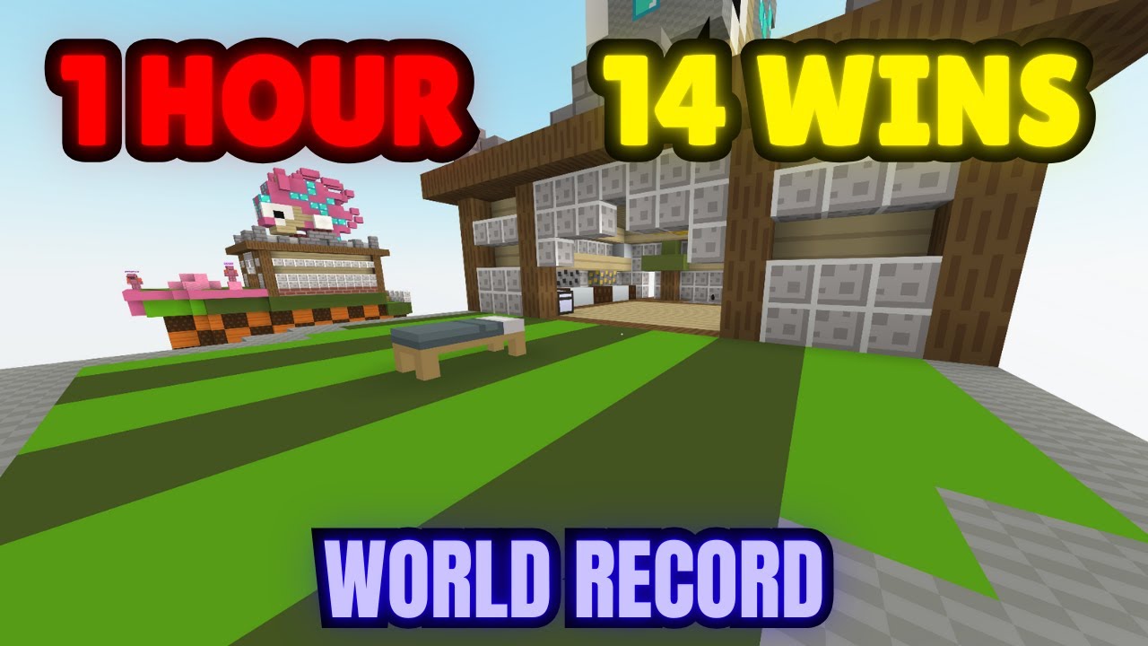 Getting the MOST bloxd.io bedwars wins in a hour! (Ft. Catboy)
