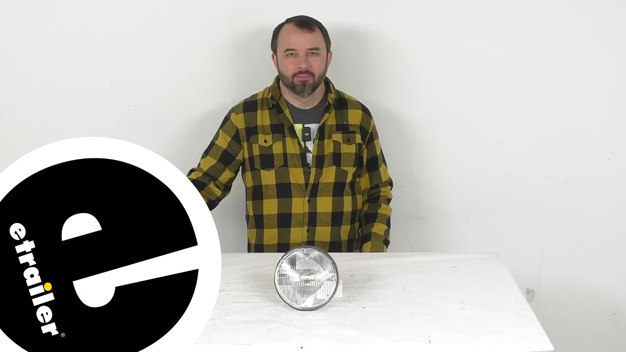 Review of Sylvania Vehicle Lights - XtraVision Round H6024 Sealed Beam Halogen Headlight - SY39JR