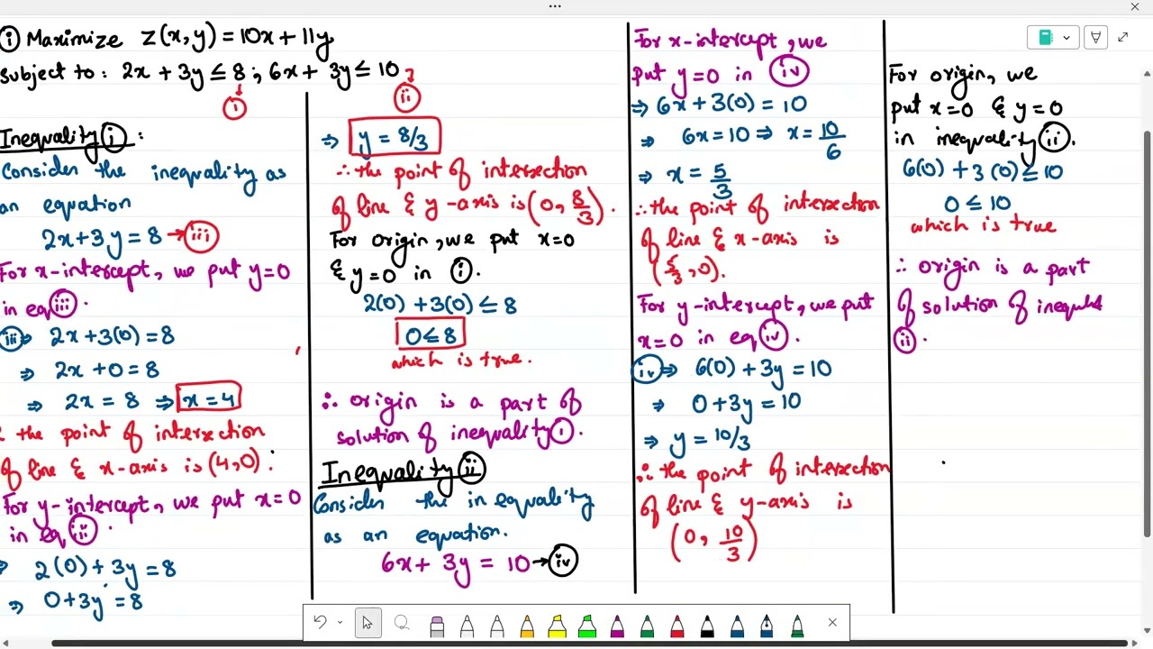 XI EX 9 3 LECTURE 2 | LINEAR PROGRAMMING