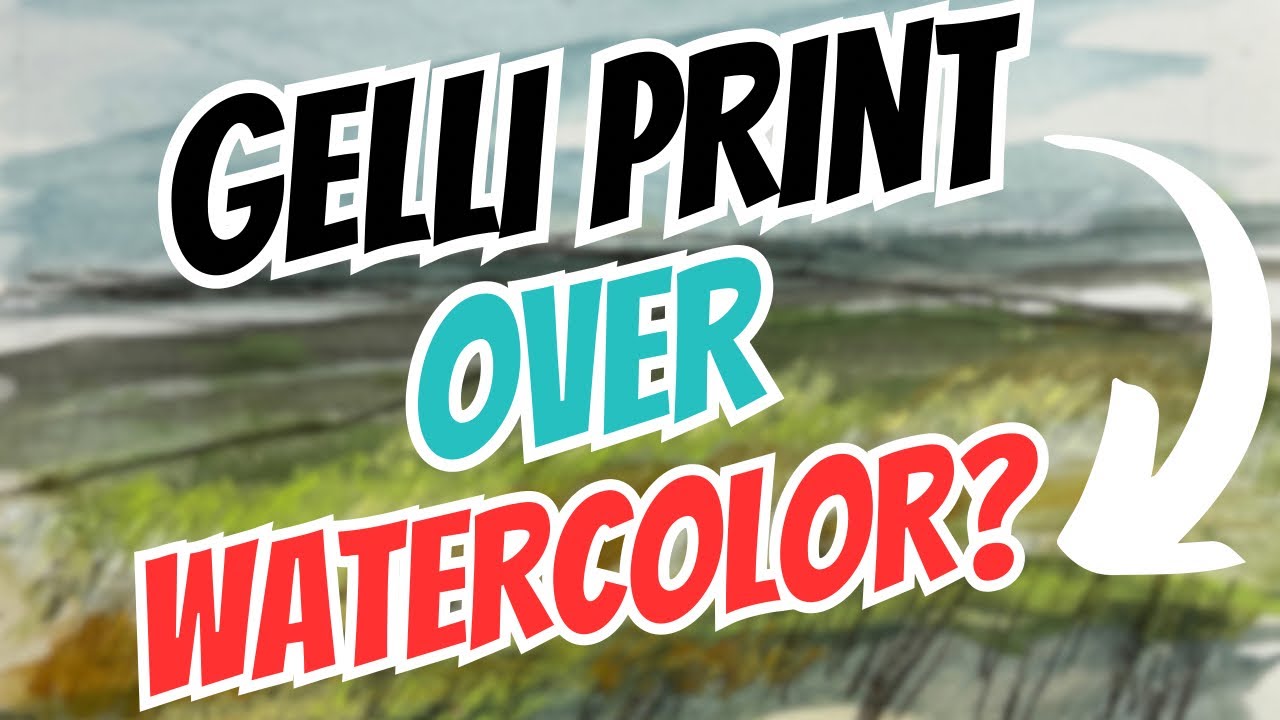 GELLI PLATE WATERCOLOR TRICKS You Need To Try!