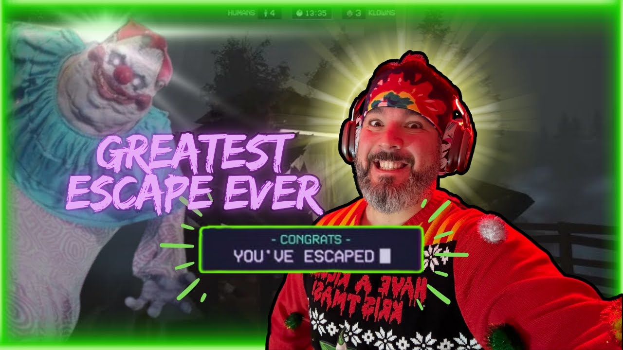 KILLER KLOWNS FROM OUTER SPACE ( THE ESCAPE THAT MADE HIM QUIT )