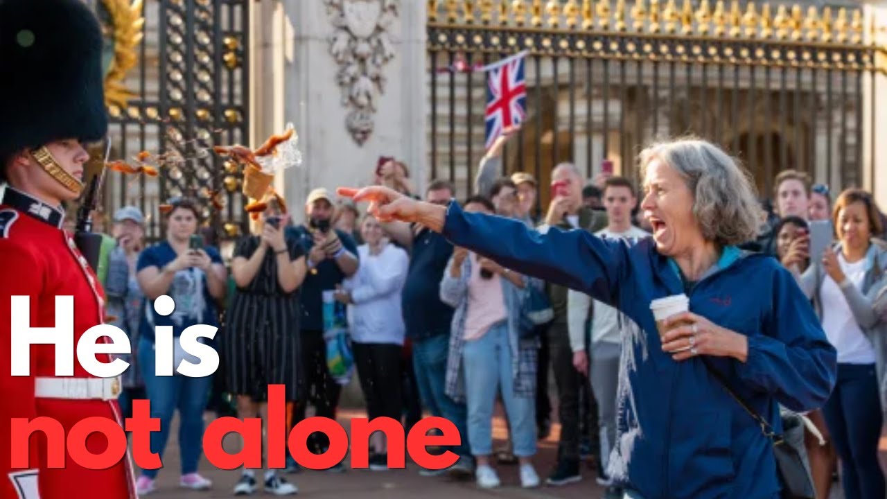 Tourist THROWS Coffee at Guard—Then an ELDERLY VETERAN Steps Between Them