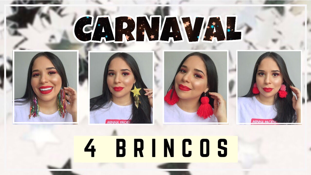 4 BRINCOS SUPER FÁCEIS PARA O CARNAVAL | LETÍCIA BAZELATTI