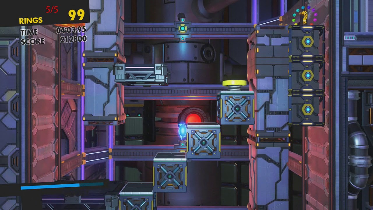 Sonic Forces - Stage 6 All Red RIngs Egg Gate (Death Egg)