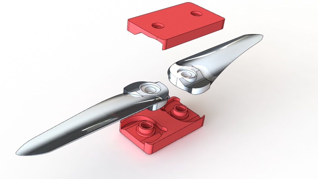 How To Make Fix Assembly Propeller Part With Solidworks Software | Free File