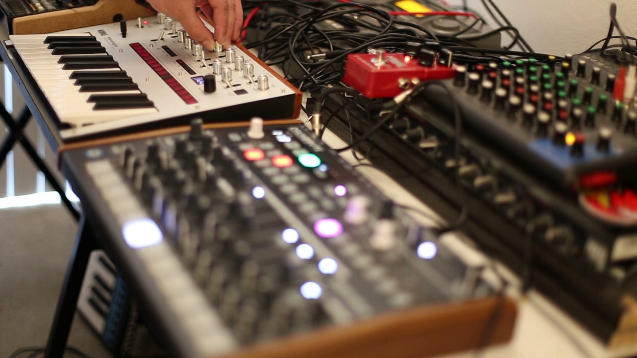 Let Beauty Loose Nitzer Ebb Korg Monologue/Arturia Drumbrute/Hall of Fame Reverb Pedal Demo