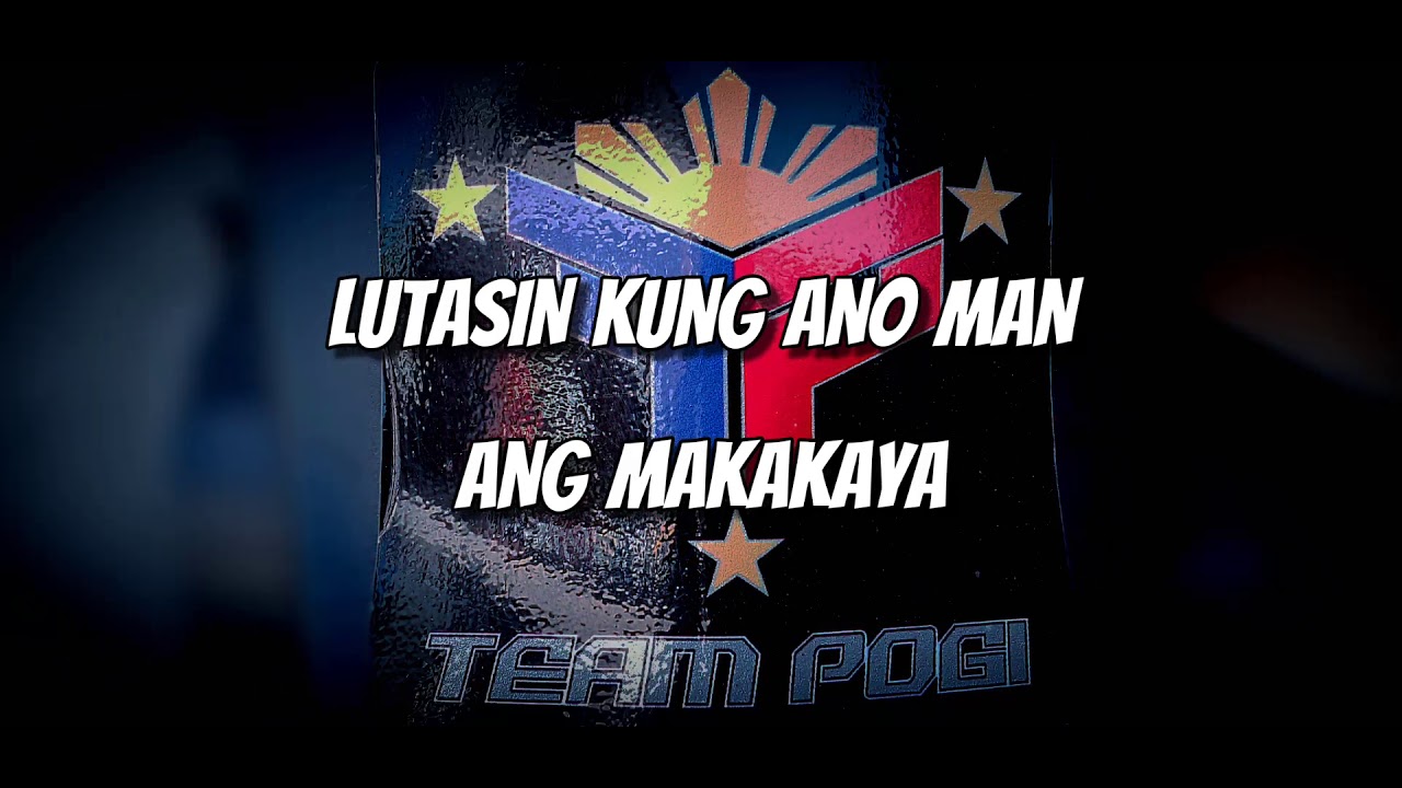 TEAM POGI (LYRICS VIDEO) BY: JOWIE