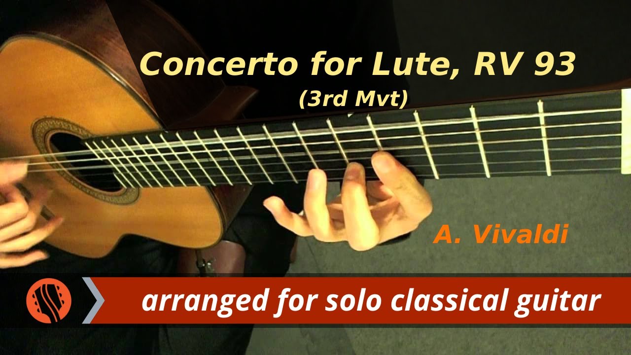 A. Vivaldi - Allegro, (3rd mvt.) from Concerto for Lute in D Major, RV 93