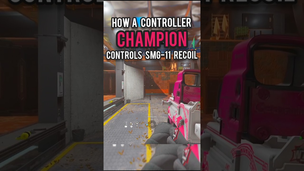 How to control SMG-11 RECOIL... #Shorts #rainbowsixsiege #r6siege #bestcontrollersettings #r6