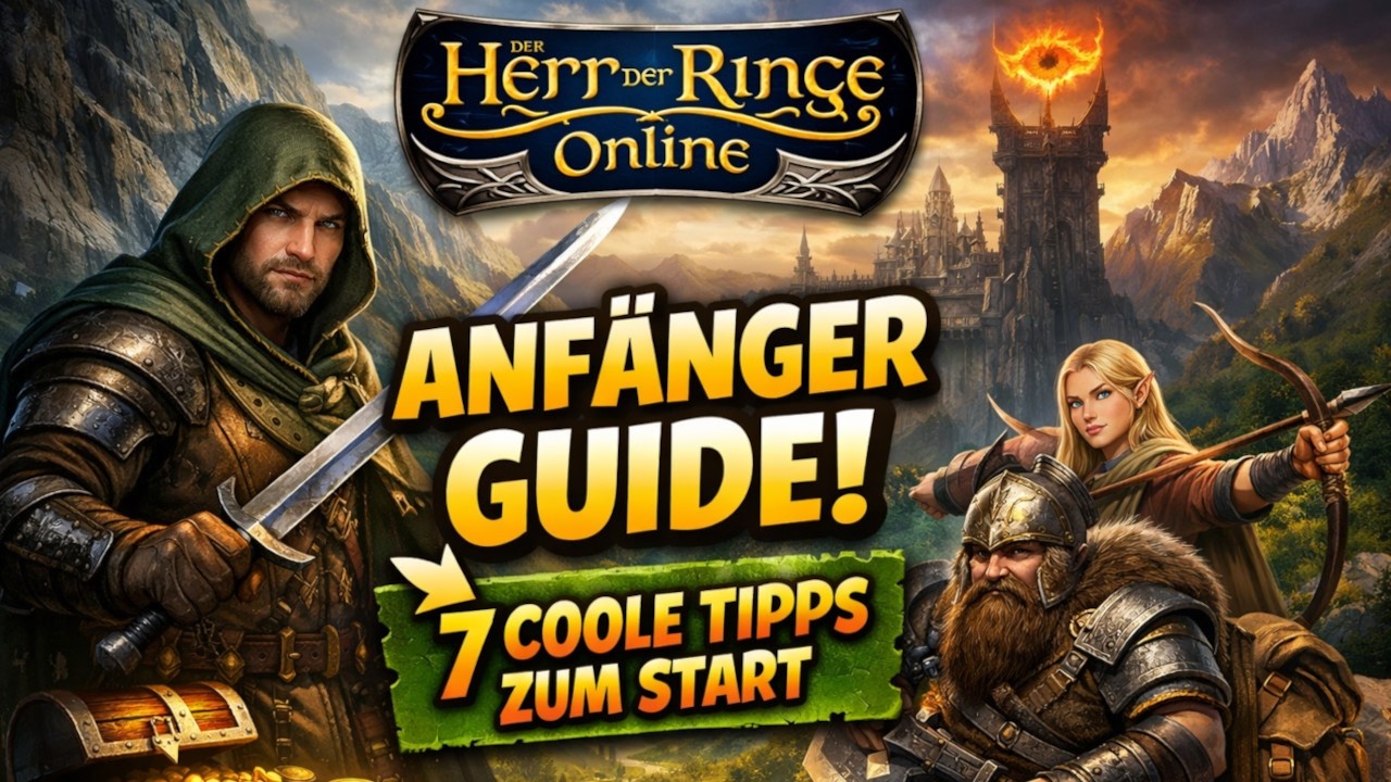 LOTRO Anfänger Guide - 7 coole Tipps zum Start [German]