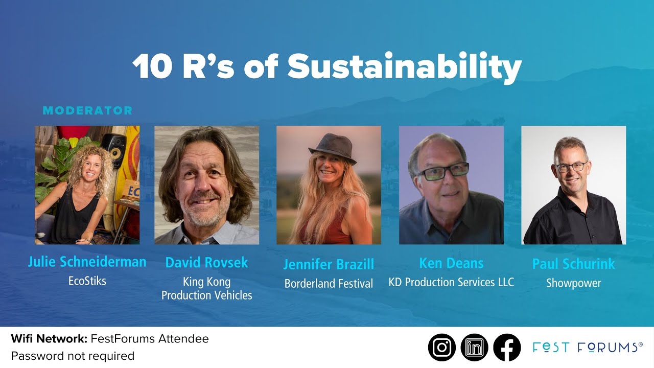 The 10 R's Sustainability | FestForums Panel 2025