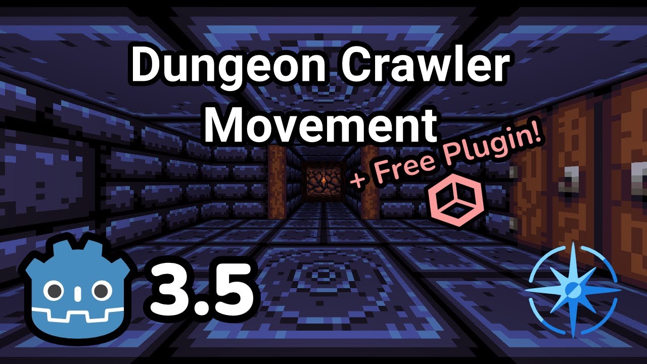 Dungeon Crawler Movement in Godot 3.5 (+ Free Plugin!)