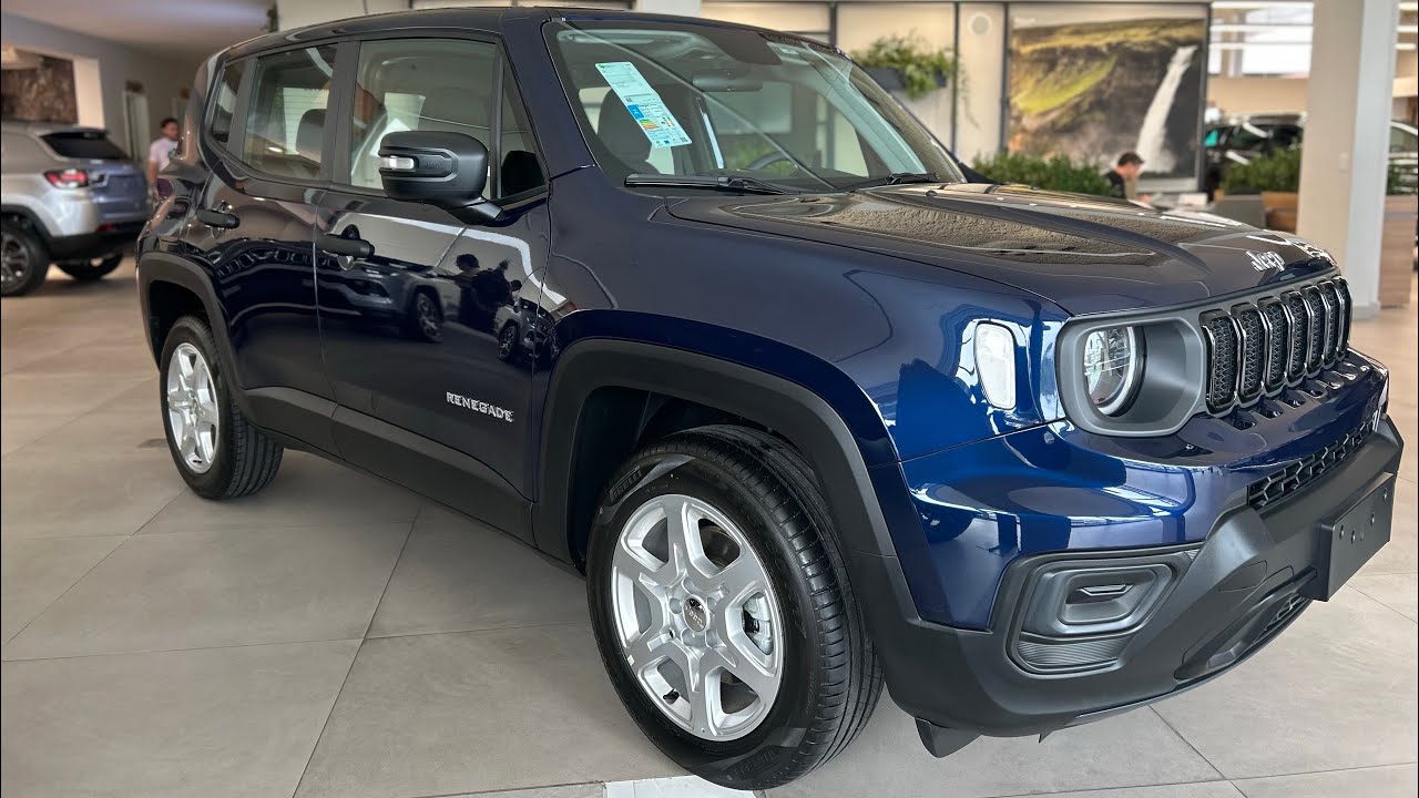 Review Jeep Renegade Sport 2026 Pcd Azul Jazz #jeep #renegade #jeeprenegade