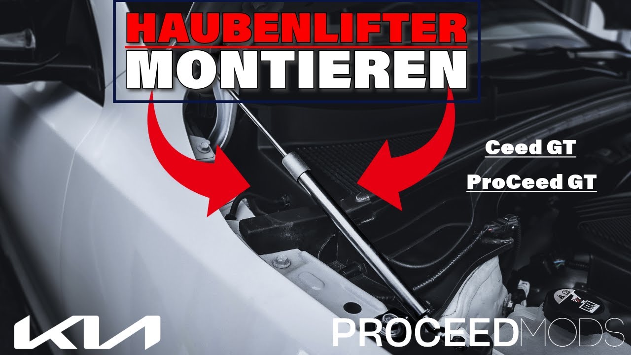KIA Ceed/Proceed GT Haubenlifter/Dämpfer Montieren