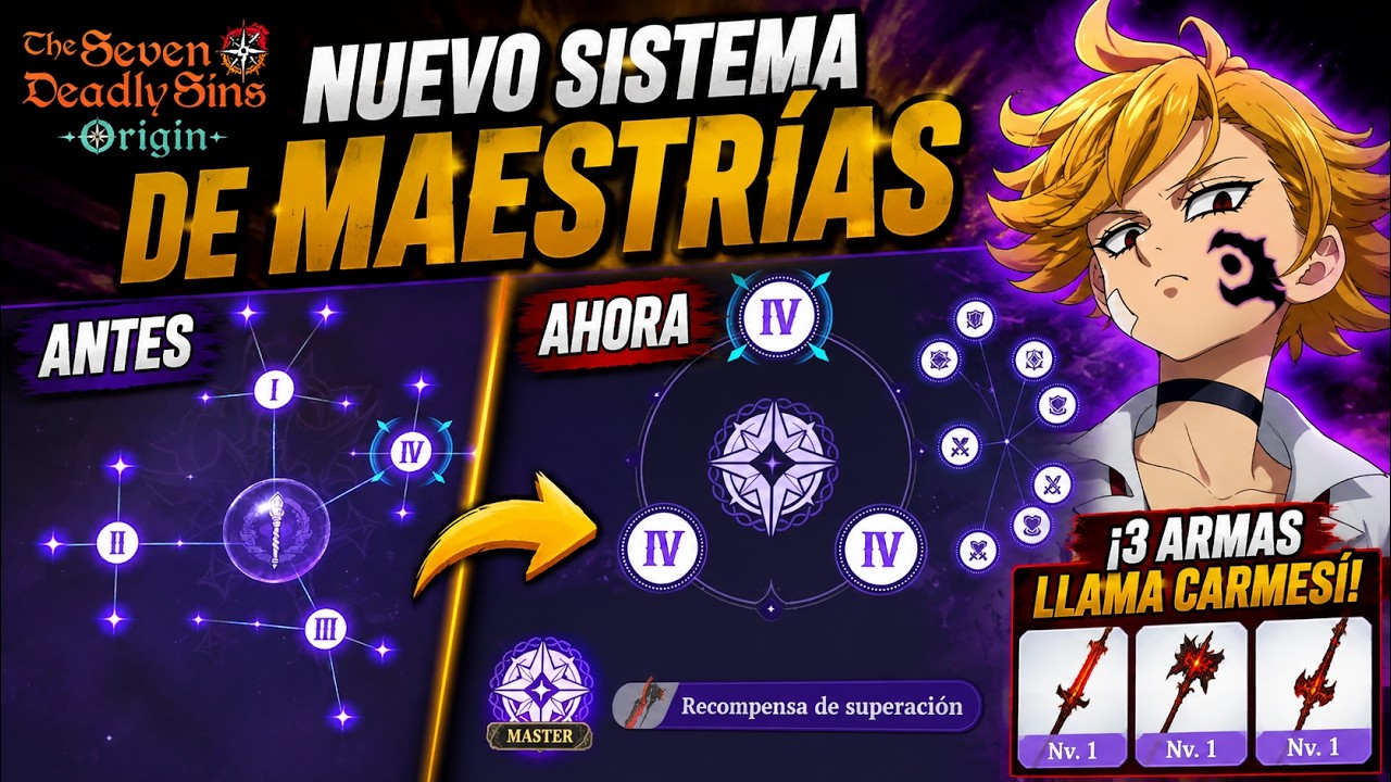 NUEVO sistema de MAESTR&Iacute;AS: c&oacute;mo funciona y &iquest;es mejor? | 7DS Origin