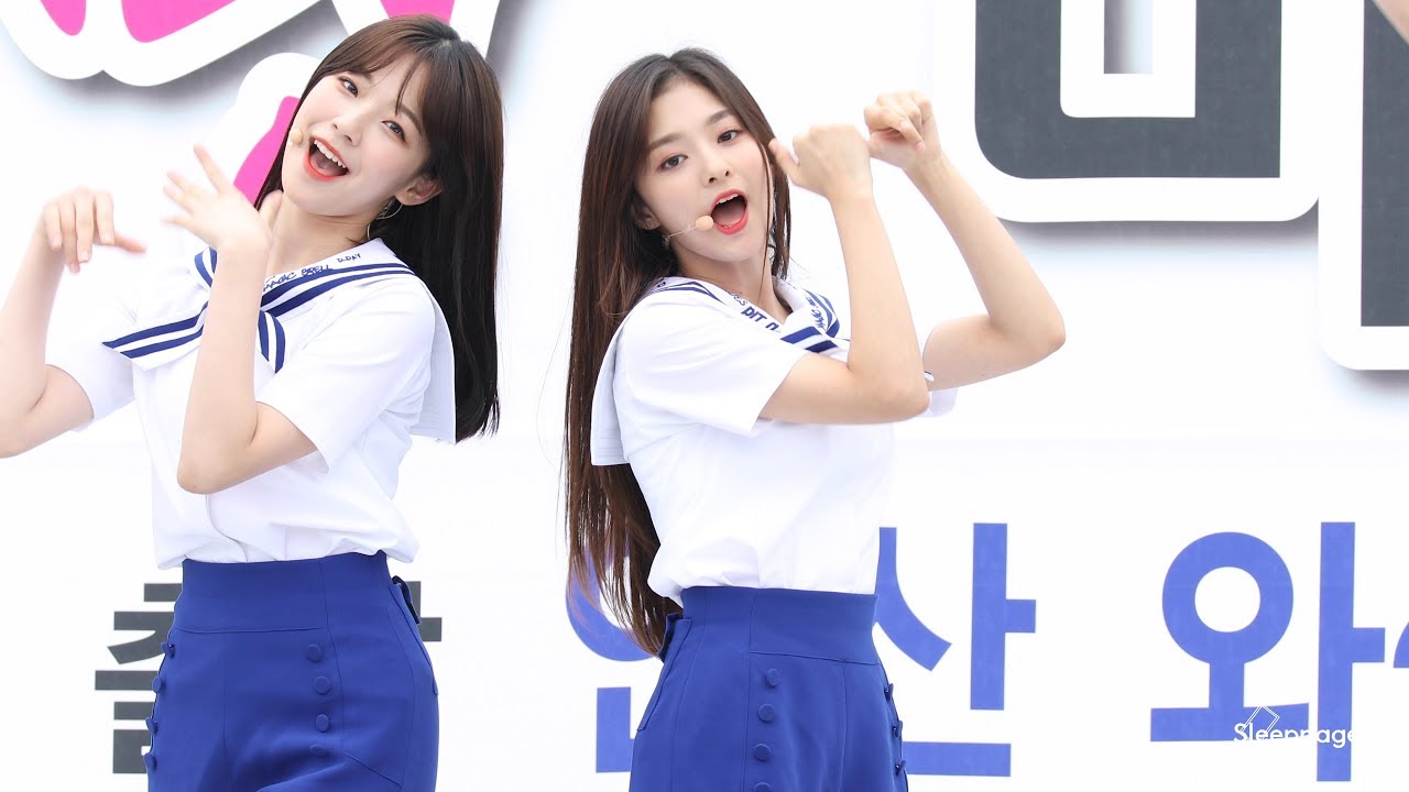[4K] 180916 프로미스나인 fromis9  투 하트 To Heart 이나경 LEE NAKYUNG @ 안산희망마라톤 By Sleeppage