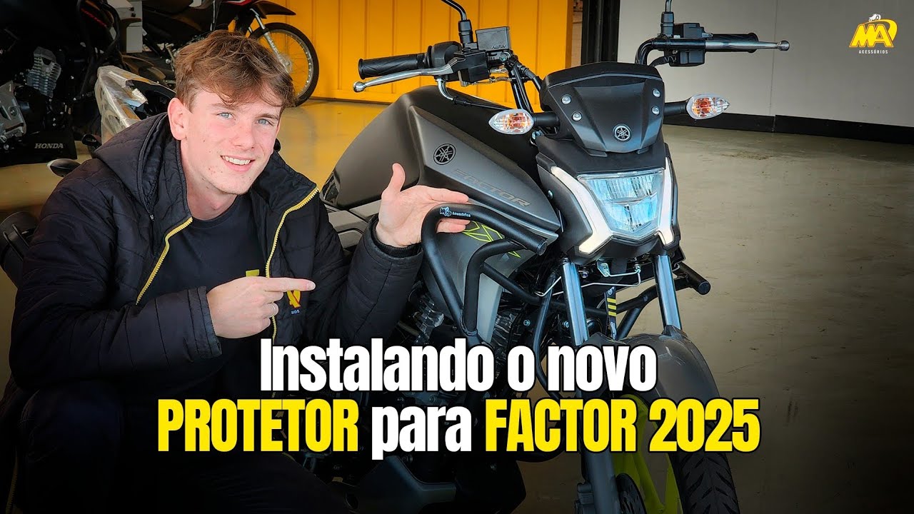 Como instalar o PROTETOR para FACTOR 150 2025 da MA Acessórios!!!