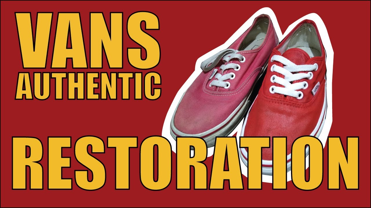 How To Clean And Restore Vans Authentic Shoes