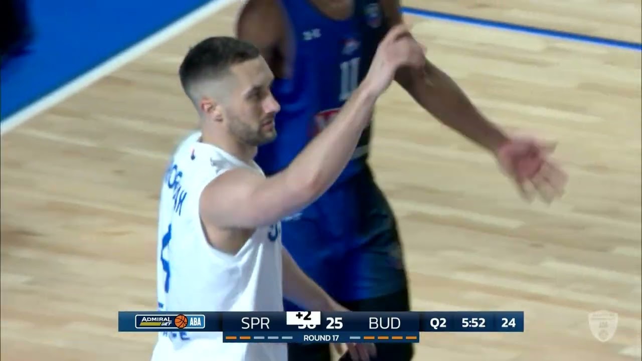 AdmiralBet ABA League 2025/26, highlights, R17: Spartak Office Shoes - Budućnost VOLI (31.1.2026)