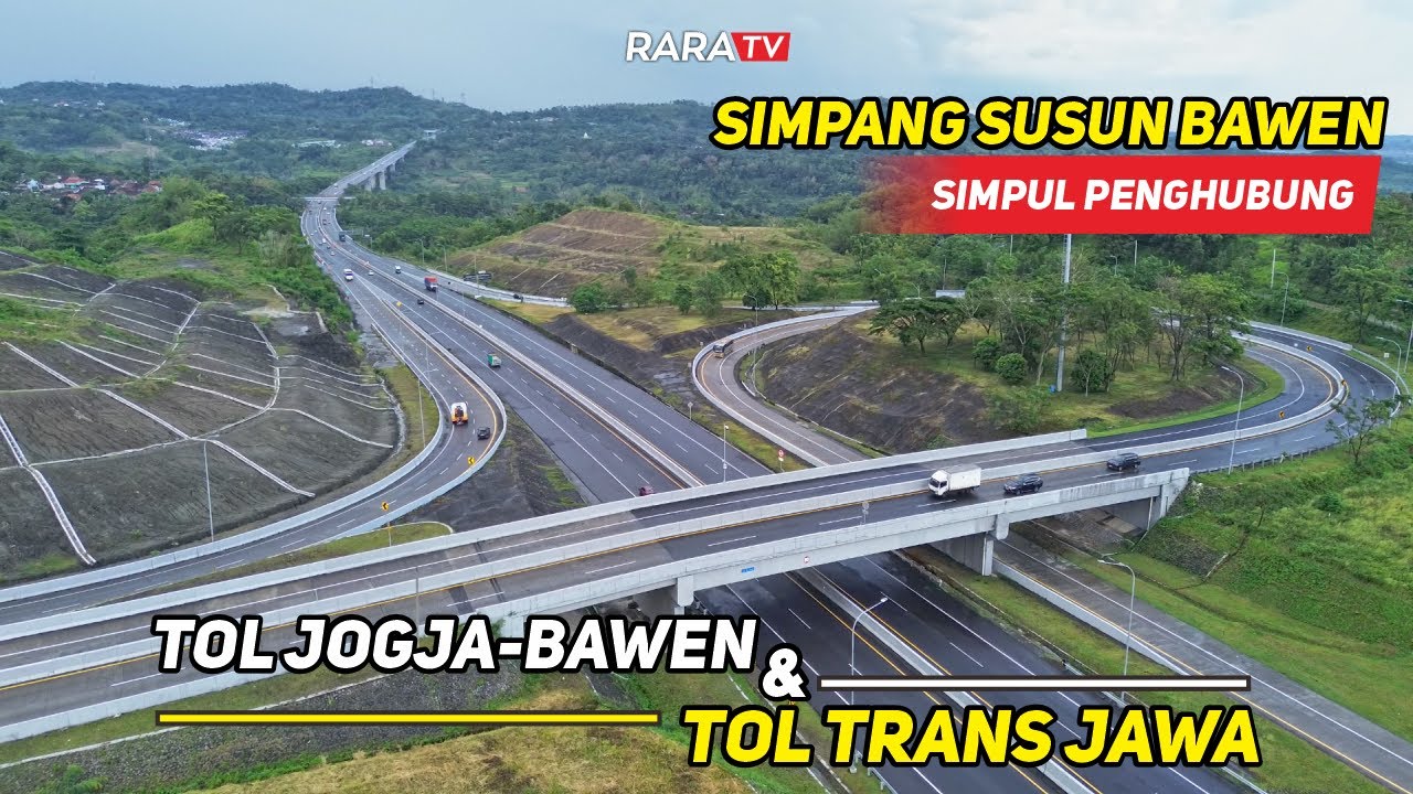 Simpul Indah‼️Simpang Susun Bawen, Penghubung Tol TransJawa dengan Tol Jogja-Bawen
