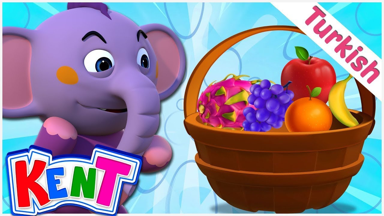 Kent The Elephant | Meyve Sepeti | Çocuklar Videoları | Sevimli Fil Kent