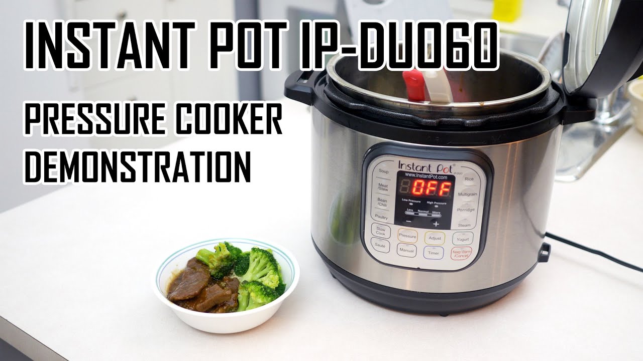 INSTANT POT IP-DUO60 - Pressure cooking Beef and Broccoli recipe