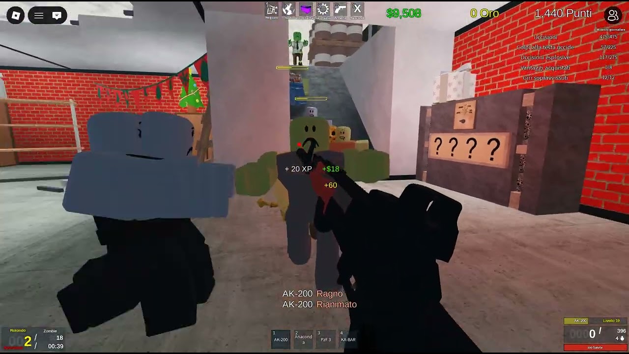 mini gameplay zombie uprising (video italiano)