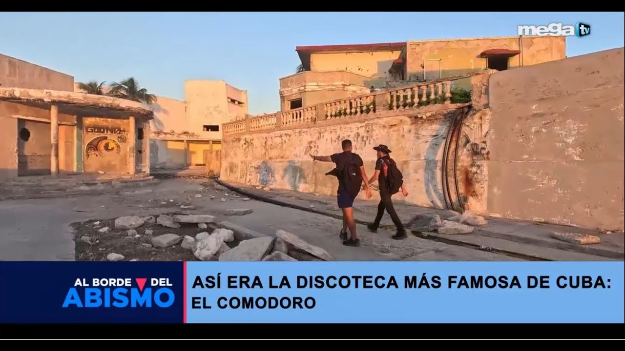 Lo que queda de la discoteca más famosa de Cuba, la disco del Comodoro en ruinas.