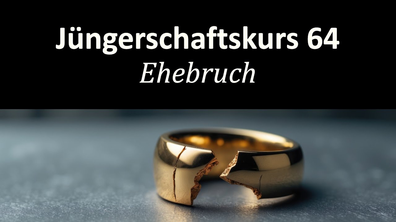 Bedeutung, Folgen und Gottes Sicht zu Ehebruch - J&uuml;ngerschaftskurs #064 - Ehebruch