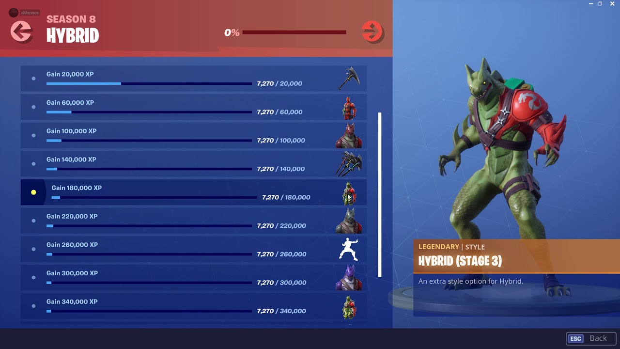 Fortnite Hybrid Challenges!!(Items)