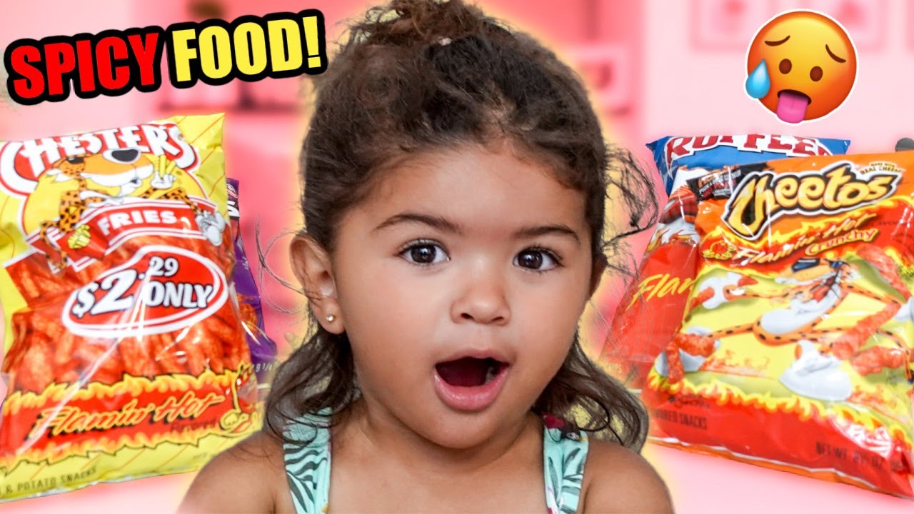 BABY Abella's Eats SPICY FOOD for the FIRST TIME!!!