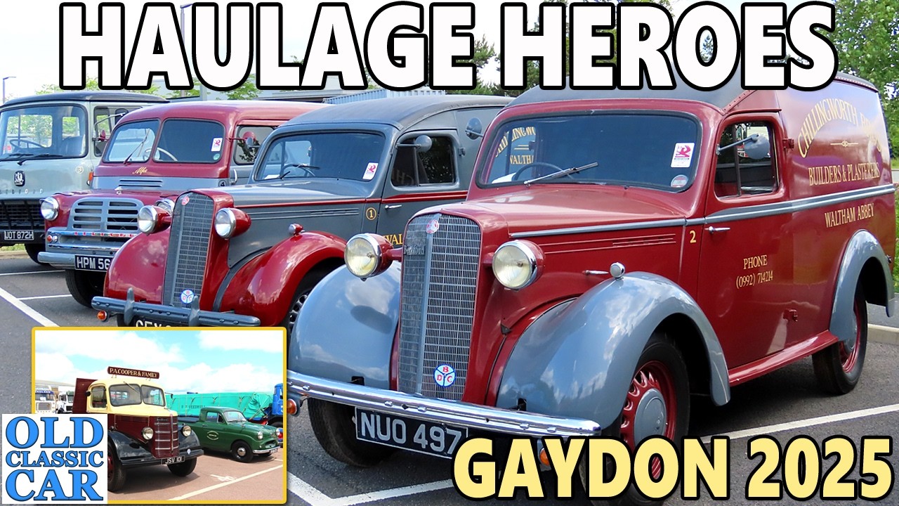 CLASSIC VANS & TRUCKS GALORE at the Classic Commercial Vehicle Show, Gaydon 2025